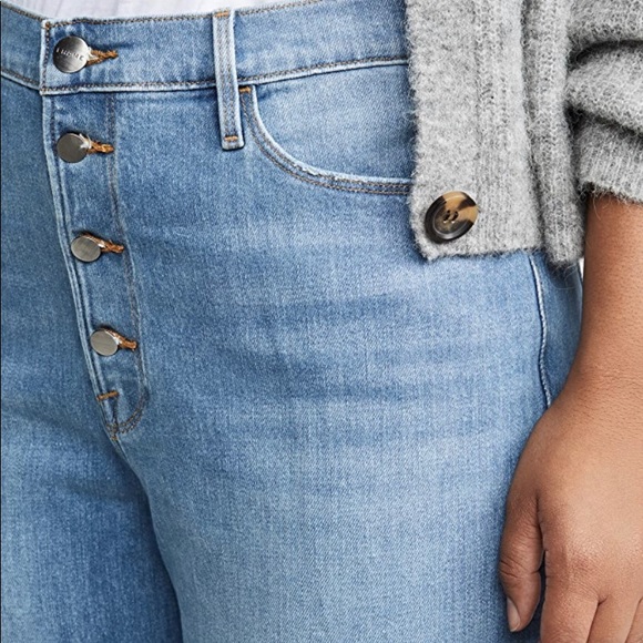 FRAME Ali Wide Crop Jeans Size 31  BNWOT - Picture 4 of 7